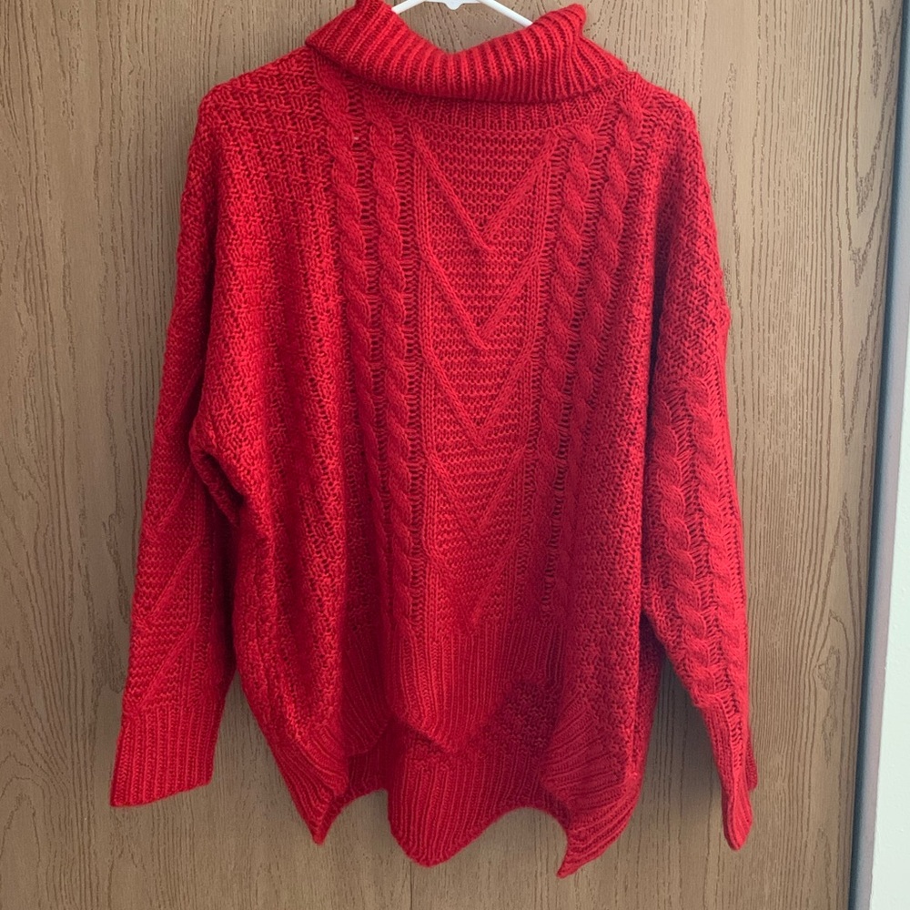 Chic Red Sweater